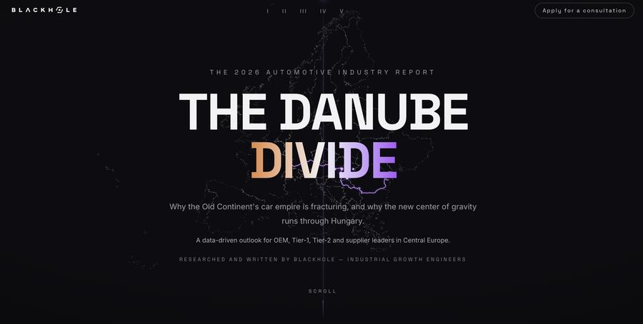 The Danube Divide weboldal