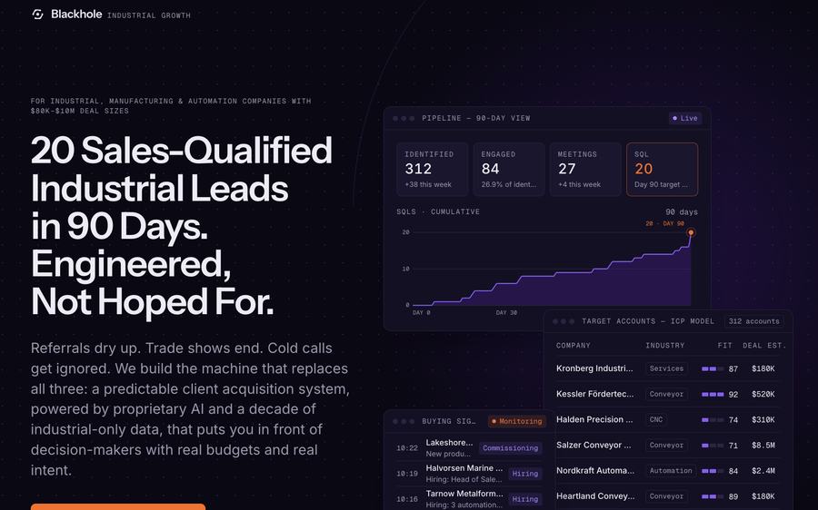 Industrial Growth Agency weboldal
